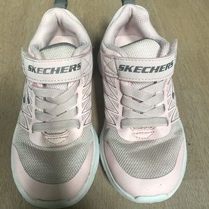 Little girls size 11 Skechers sneakers